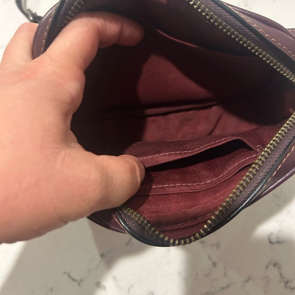 Coach Maroon Signature Crossbody Bag - Picture 3 of 3